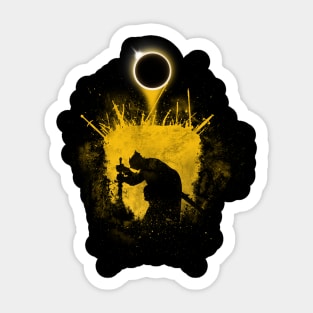 Fire Eclipse (Sun version) Sticker